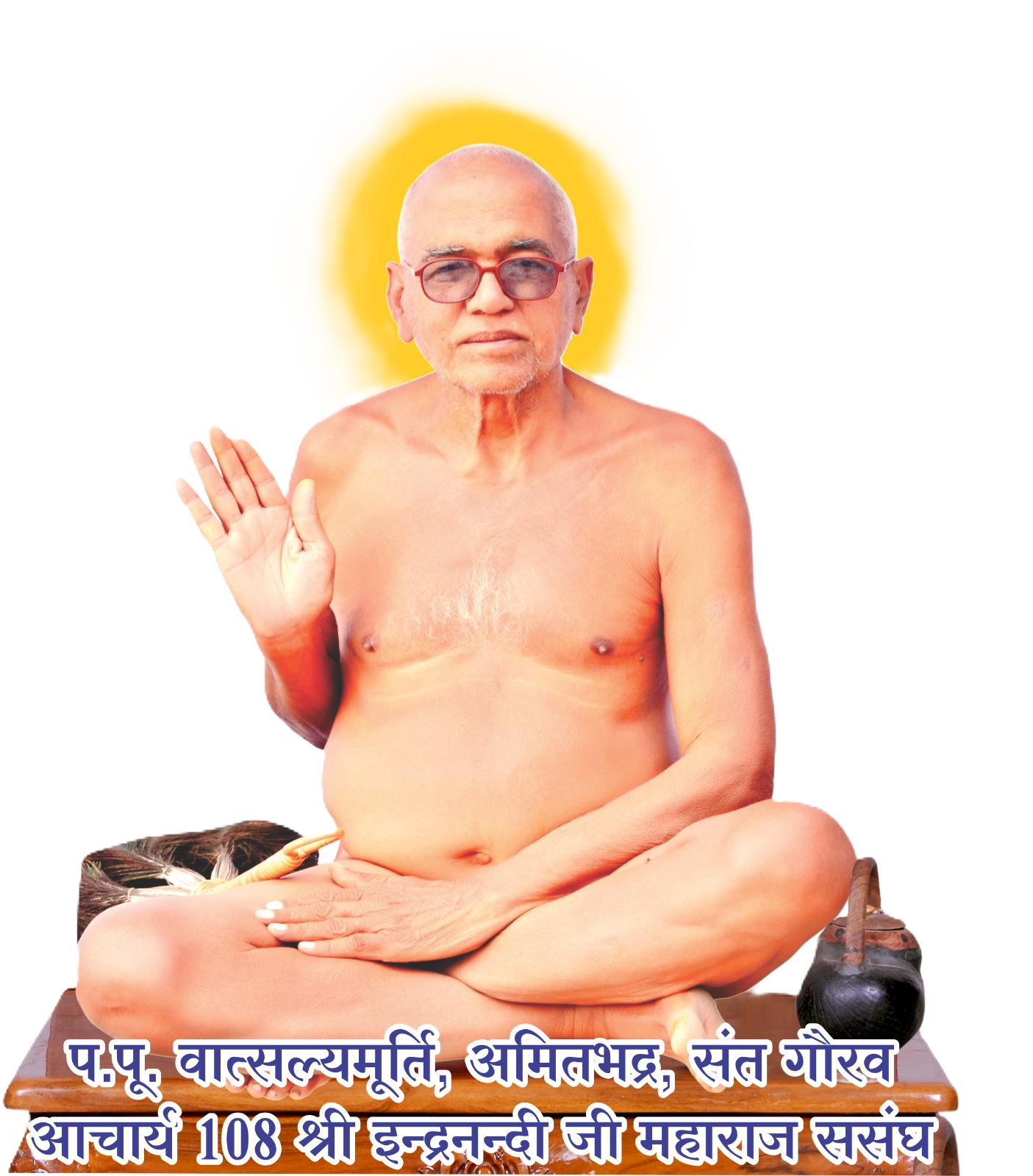 प.पू. वात्सल्यमूर्ति आचार्य 108 श्री इन्द्रनन्दी जी महाराज
